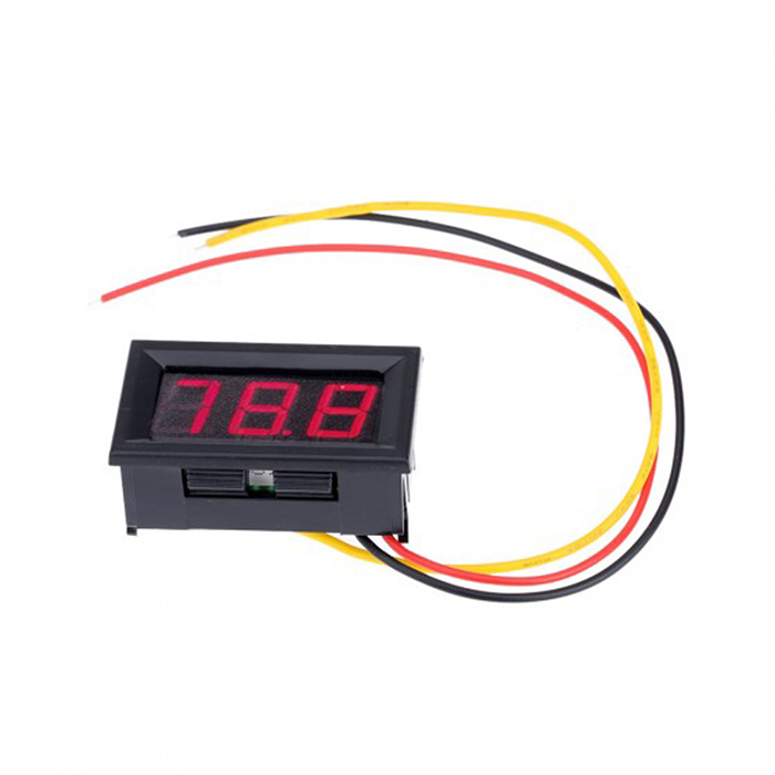Red LED Panel Meter Mini Digital Voltmeter ( DC 0 - 99.9V )